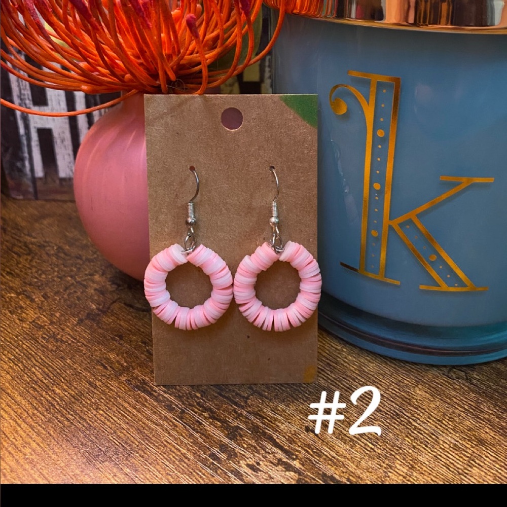 Colorful Hoop Earrings - Picture 2 of 15
